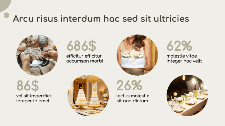 Bold Circle Beige slide 4